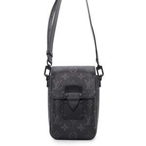 Louis Vuitton Eclipse Black S Lock Bum Bag Shoulder Bag Black